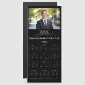 Magnetkalender 2025 für Unternehmen — Vertikal sch Magnetkarte (Vorne/Hinten)