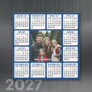 Magnetkalender 2026 mit Foto Magnetkarte