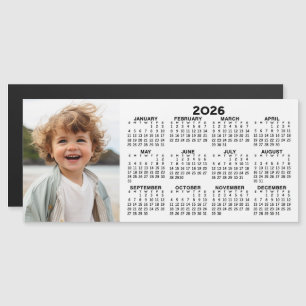 Magnetkalender 2026 mit FotoCollage Magnetkarte