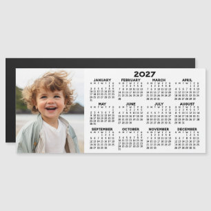 Magnetkalender 2026 mit FotoCollage Magnetkarte