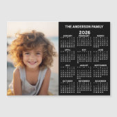 Magnetkalender - Foto Volljährig anzeigen Modern Magnetkarte (Vorderseite)