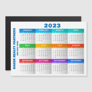 Magnetkalender für 2023 magnetkarte
