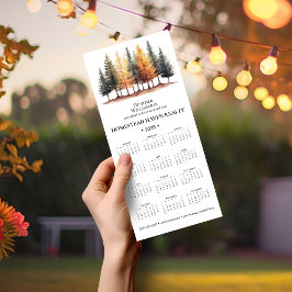 Magnetkalender für 2025 - Wald/Was Magnetkarte