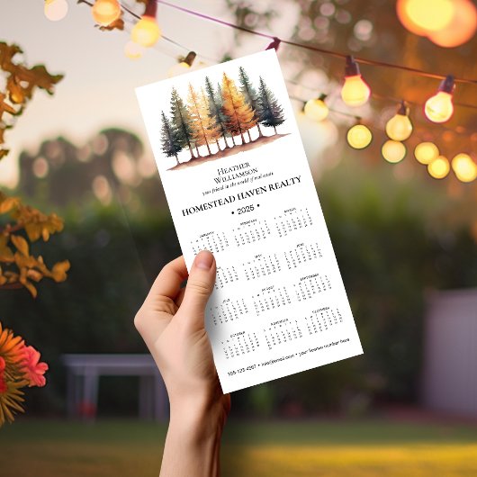 Magnetkalender für 2025 - Wald/Was Magnetkarte