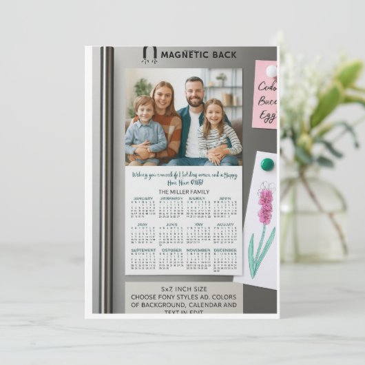 Magnetkarte (Stehend Vorderseite)