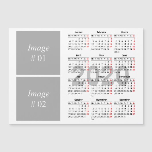 Magnetkarte 2020 (Vorderseite)