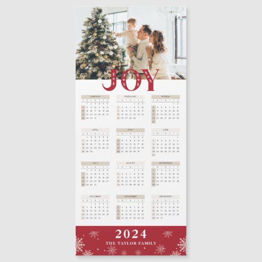 Magnetkarte 2024 Magnetkarte für das benutzerdefin (Vorderseite)