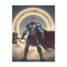 Magnetkarte am Arbeitstag - Stärke ist heilig