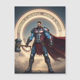 Magnetkarte am Arbeitstag - Stärke ist heilig