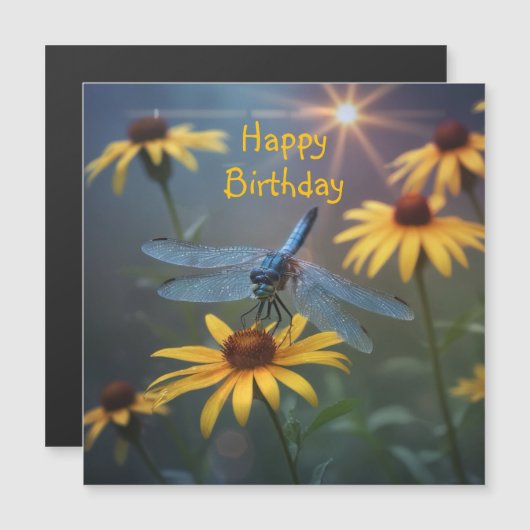 Magnetkarte der Libelle (Vorne/Hinten)