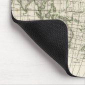 Magnetkarte der Welt Mousepad (Ecke)