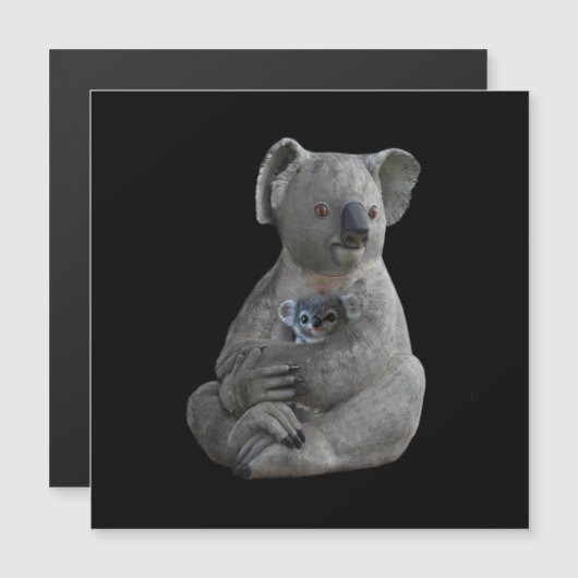 Magnetkarte einer Mutter (Vorne/Hinten)