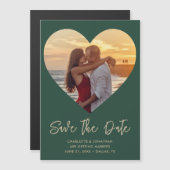 Magnetkarte für das Hochzeitsherz Save the Date Fo (Vorne/Hinten)