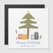 Magnetkarte für den personalisierten nordischen We (Vorne/Hinten)