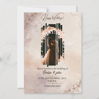 Magnetkarte, Größe: 5" x 7", Umschläge: weiß Magneteinladung