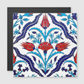 Magnetkarte Iznik Tiles (Vorne/Hinten)