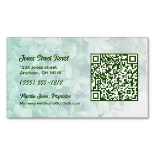 Magnetkarte mit QR-Code für benutzerdefinierte Mut Magnetische Visitenkarte