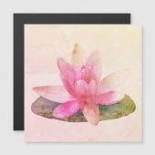 Magnetkarte: PINK LOTUS Magnetkarte (Vorne/Hinten)