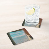 Magnetkarte Rechteckiger Pappuntersetzer (Vor Ort)