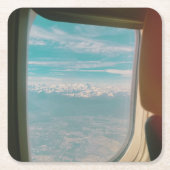 Magnetkarte Rechteckiger Pappuntersetzer (Vorderseite)