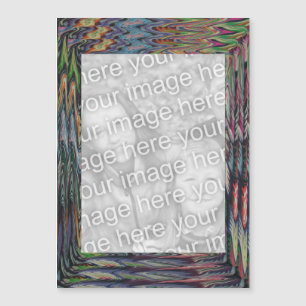 Magnetkarte - Vorlage für kleine Farben