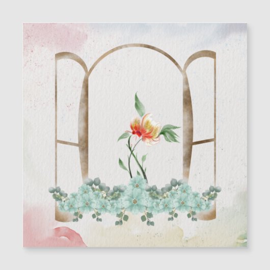 Magnetkarte zur Einladung (Vorderseite)