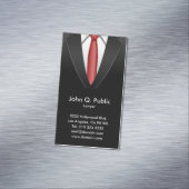 Magnetkarten für Black Anzug Magnetische Visitenkarte (Beispiel)