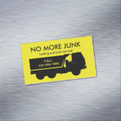 Magnetkarten für die Abholung von Abfällen und Abf Magnetische Visitenkarte (Beispiel)