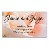 Magnetkarten für Hochzeiten und Erinnerungen Magnetische Visitenkarte (Vorderseite)