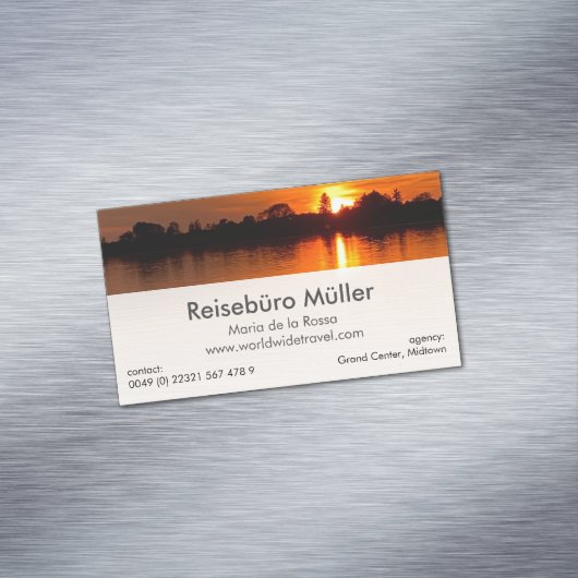 Magnetkarten Magnetische Visitenkarte (Beispiel)