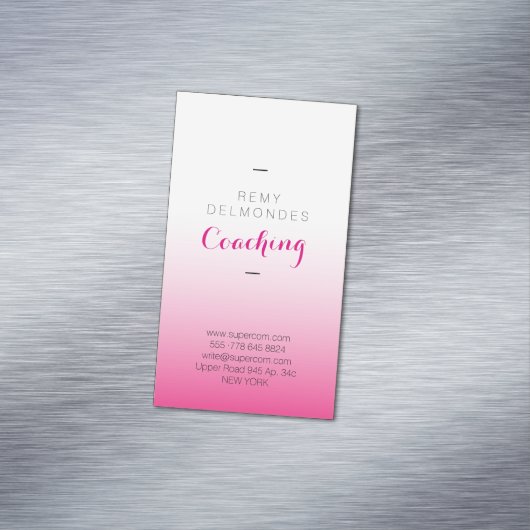 Magnetkartencoach Magnetische Visitenkarte (Beispiel)