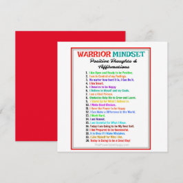 Magnetkartennachweise für Warrior Mindset