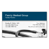 Magnetkartenrechner für Familienmedizin Magnetische Visitenkarte (Vorderseite)