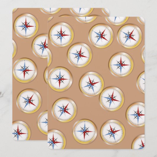 Magnetkompassmuster (Vorne/Hinten)