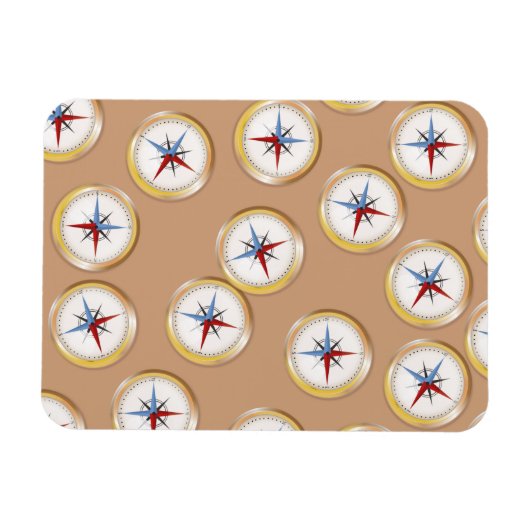 Magnetkompassmuster Magnet (Horizontal)