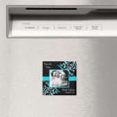 Magnetköpfe aus türkisfarbenem und schwarzem Save Magnet (In Situ (Geschirrspüler))