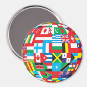 Magnetkugel Magnet (Vorderseite/Rückseite)