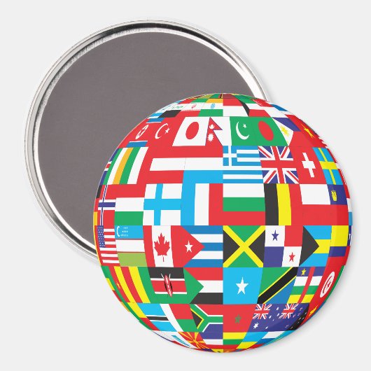 Magnetkugel Magnet (Vorderseite/Rückseite)