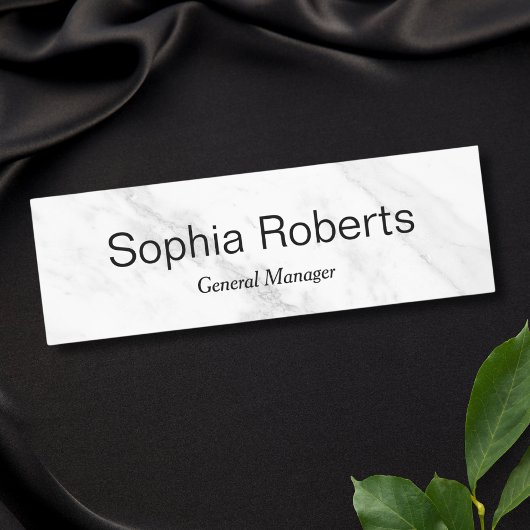 Magnetnamenstempel-Abzeichen des Mitarbeiters marb Namensschild