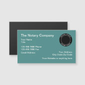 Magnetnotarielle, öffentliche Embleme Magnetkarte (Vorne/Hinten)