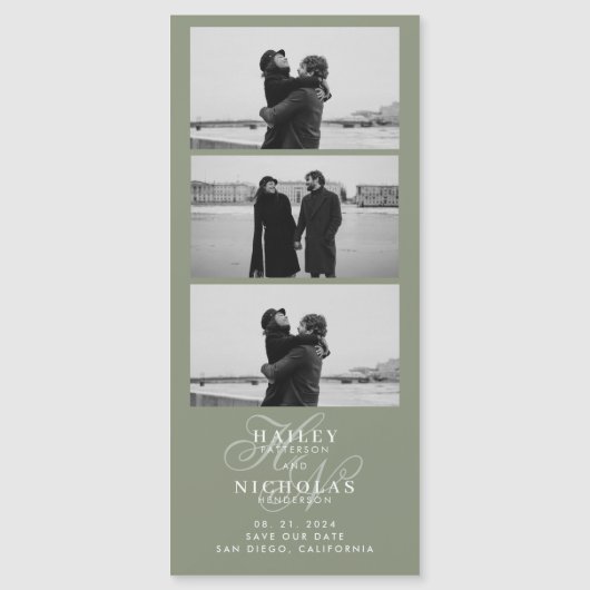 Magnetohr-Foto-Streifen Magnetkarte (Vorderseite)