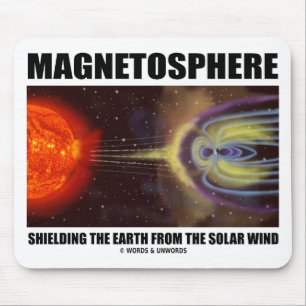 Magnetosphäre schützt die Erde vor Sonnenwind Mousepad