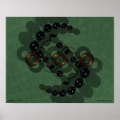 Magnetostatische Metalloide Poster (Vorne)