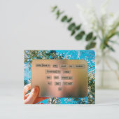 Magnetpoetik Postkarte (Stehend Vorderseite)