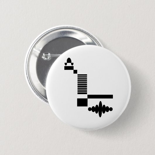 Magnetresonanztomographie Button (Vorne & Hinten)