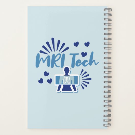 Magnetresonanztomographie-Technologe MRT Custom Notizblock (Rückseite)