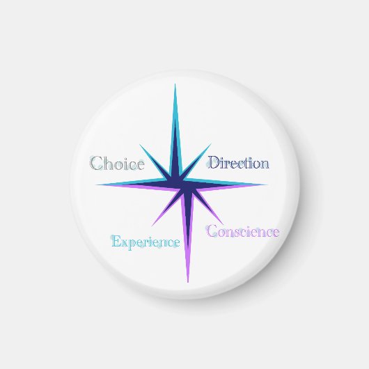 Magnetsymbol jeden Tag Magnet (Vorne)