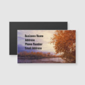 Magnetwirtschaftliche Visitenkarte des Herbstes Magnetkarte (Vorne/Hinten)