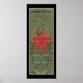Magnificat der gesegneten Jungfrau Mary Poster (Vorne)