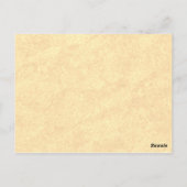 Magnificat Jungfrau Mary Hymn Lob Postkarte (Rückseite)